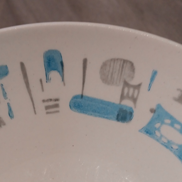 Vintage Royal China Blue Heaven Pattern Single Shallow Bowl - Picture 7 of 10